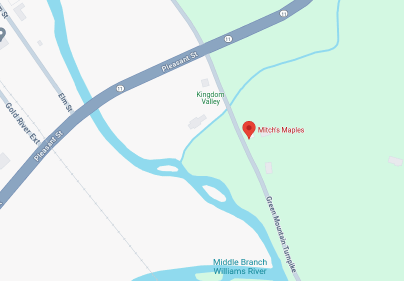 map view of mitch's maples
