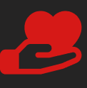 heart in hand icon